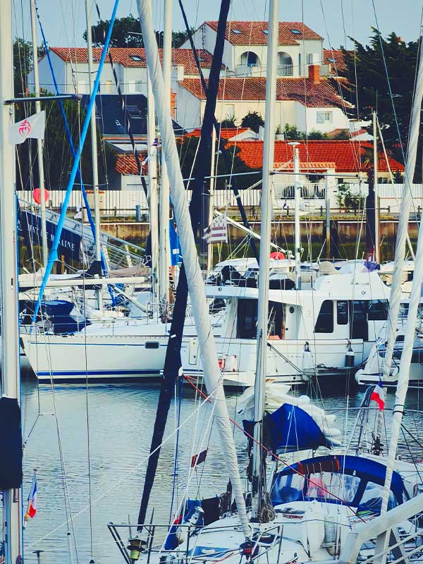 Bateaux de plaisance à Port la Vie à Saint Gilles Croix de Vie
